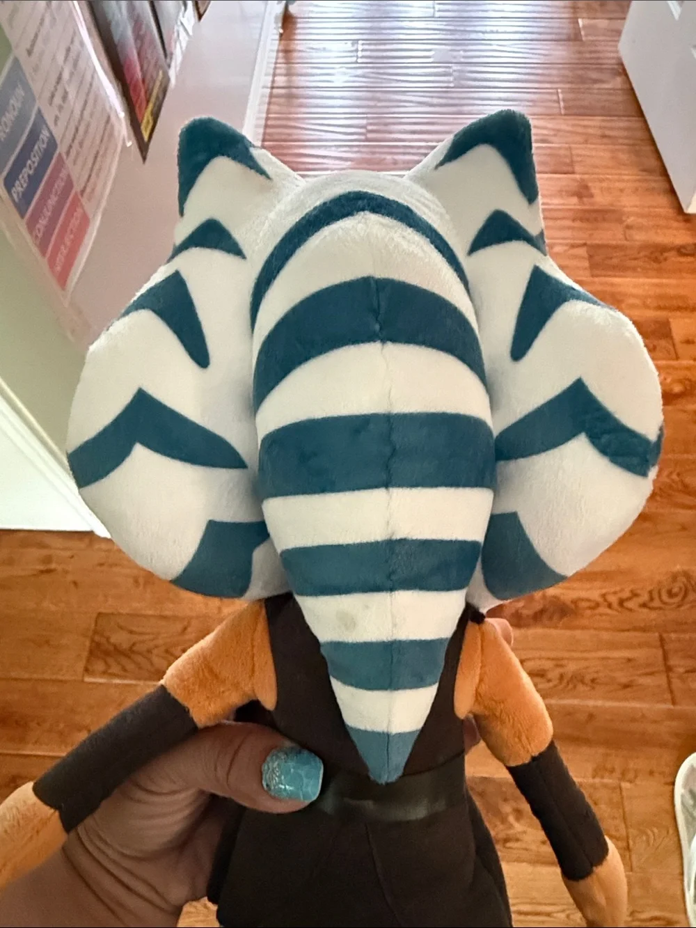 Disney Ahsoka Tano Plush - Orange, Blue & White